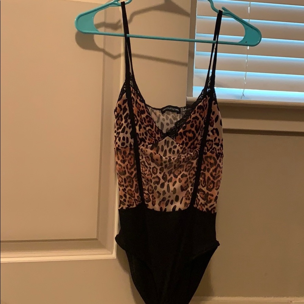 Cheetah print bodysuit